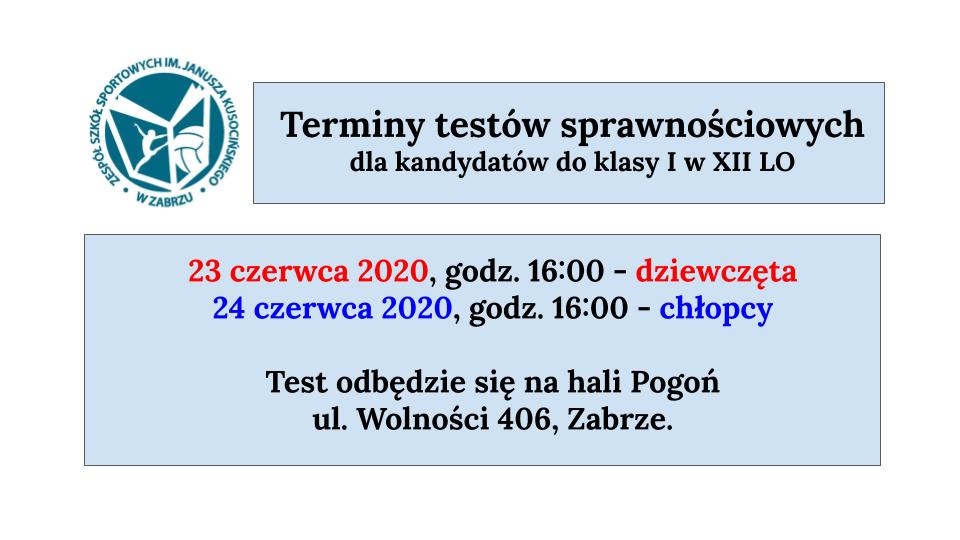Kliknij, aby zobaczyć opis testu sprawnociowego
